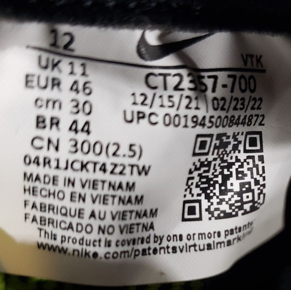 Nike React Infinity Run FlyKnit 2 Volt Black Running Training Sneakers Men's 13 - Picture 11 of 11